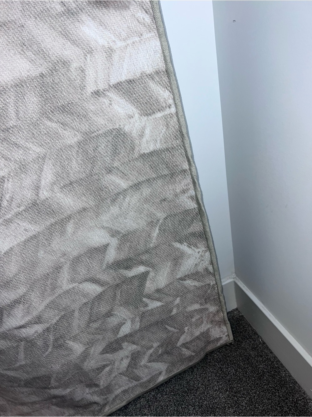 RUGGABLE RUG Neutral Geometric Area Rug - Light Gray & Ivory - Picture 7 of 12